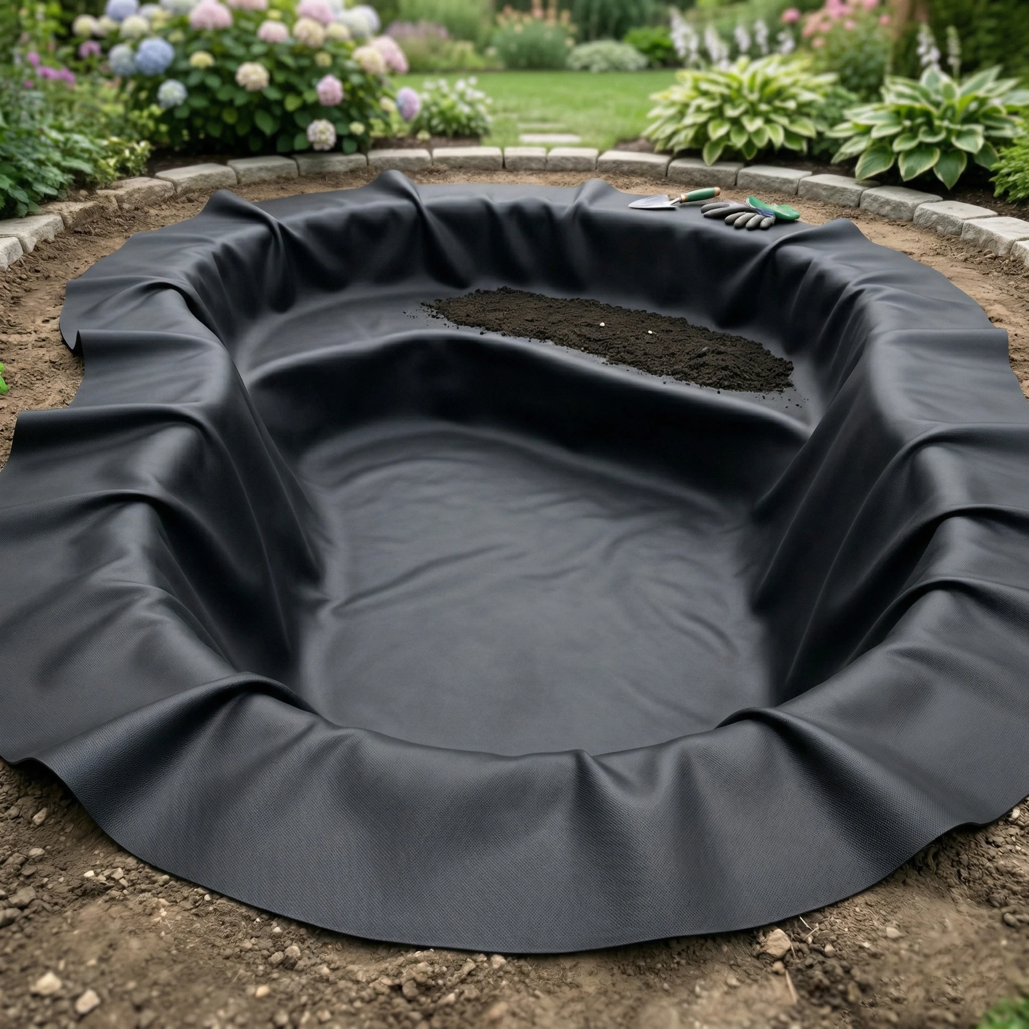 Membrana EPDM Elastoseal SealEco do hydroizolacji oczek wodnych, stawów i basenów. Grubości 0.75mm - 1.5mm.