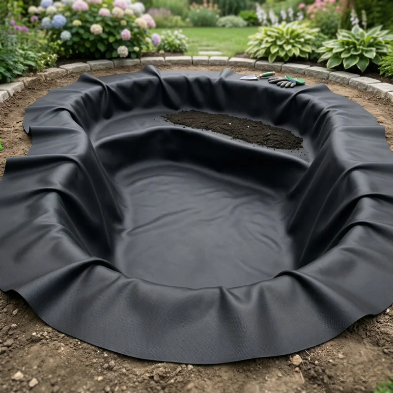 Membrana EPDM Elastoseal SealEco do hydroizolacji oczek wodnych, stawów i basenów. Grubości 0.75mm - 1.5mm.