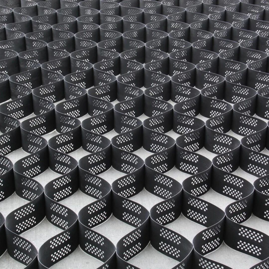 Geokrata HDPE 10cm 23m² system wzmacniania gruntu, stabilizacja żwiru na skarpach i ochrona stawów