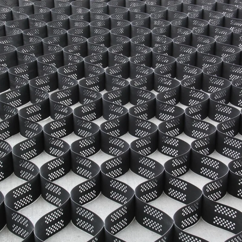Geokrata HDPE 10cm 23m² system wzmacniania gruntu, stabilizacja żwiru na skarpach i ochrona stawów
