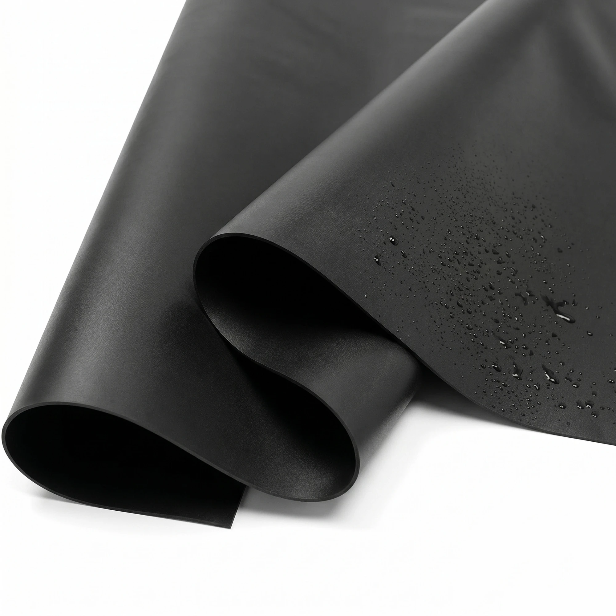 Geomembrana EPDM Elastoseal SealEco do oczek wodnych i izolacji przemysłowych, ekstremalna elastyczność i trwałość.