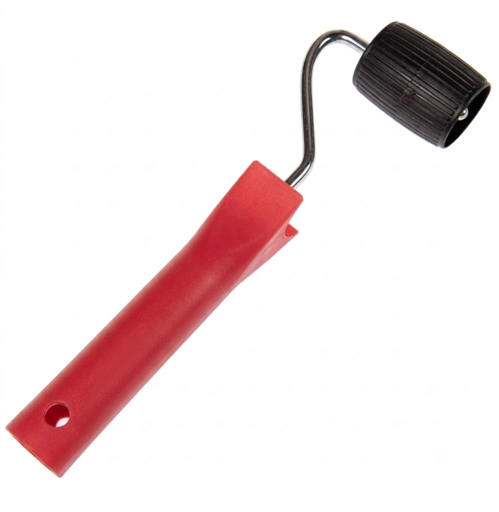 Cylindryczna rolka dociskowa 50 mm do mocowania i równomiernego dociskania spoin, tapet lub membran.